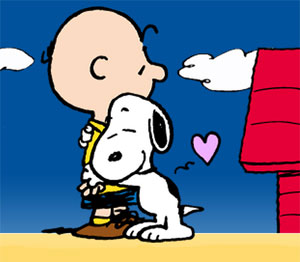 Snoopy is reunited with Charlie Brown after being off on an unauthorized adventure.